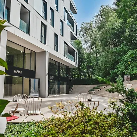 Win Herastrau - Zen Vibes - Terrace - Private Parking Apartment